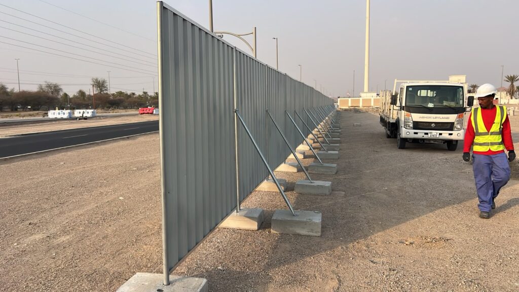 Construction Fence Installation in UAE
