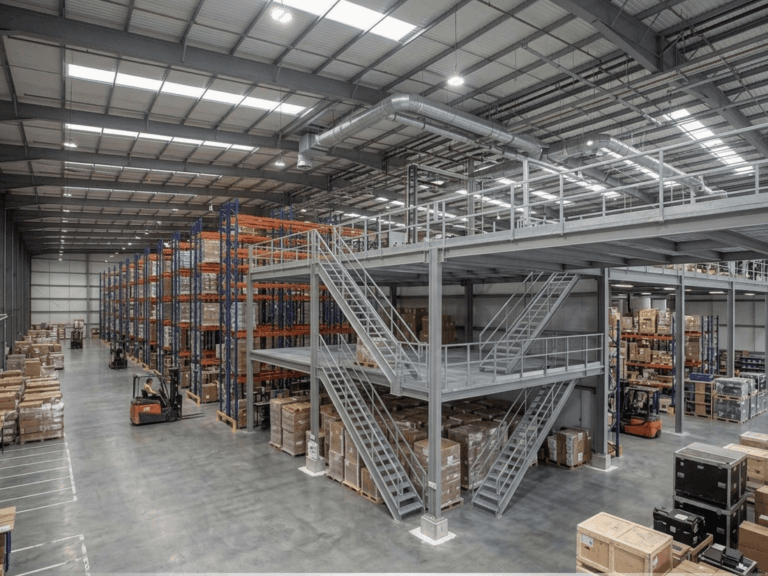 Steel mezzanine floor in Dubai